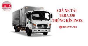 giá xe tải tera 350 thùng kín inox