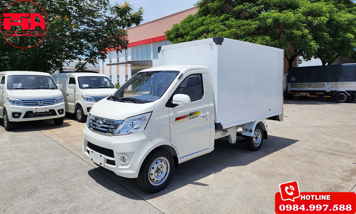 Xe tải Tera 100 thùng kín composite