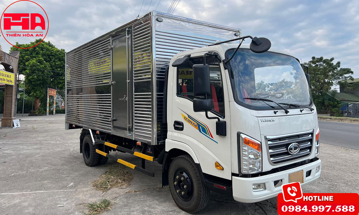 Xe tải Tera 350 thùng kín inox