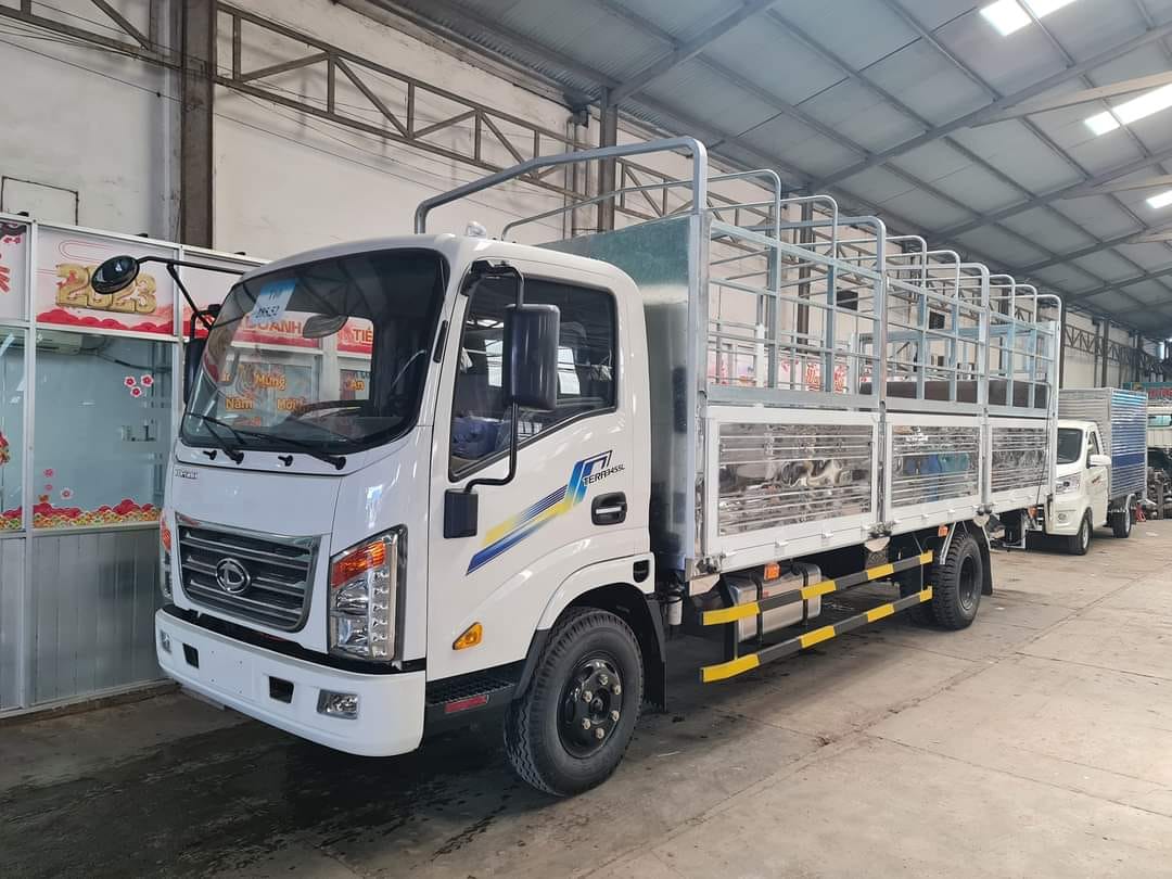 Xe tải Tera 345SL thùng mui bạt màu trắng