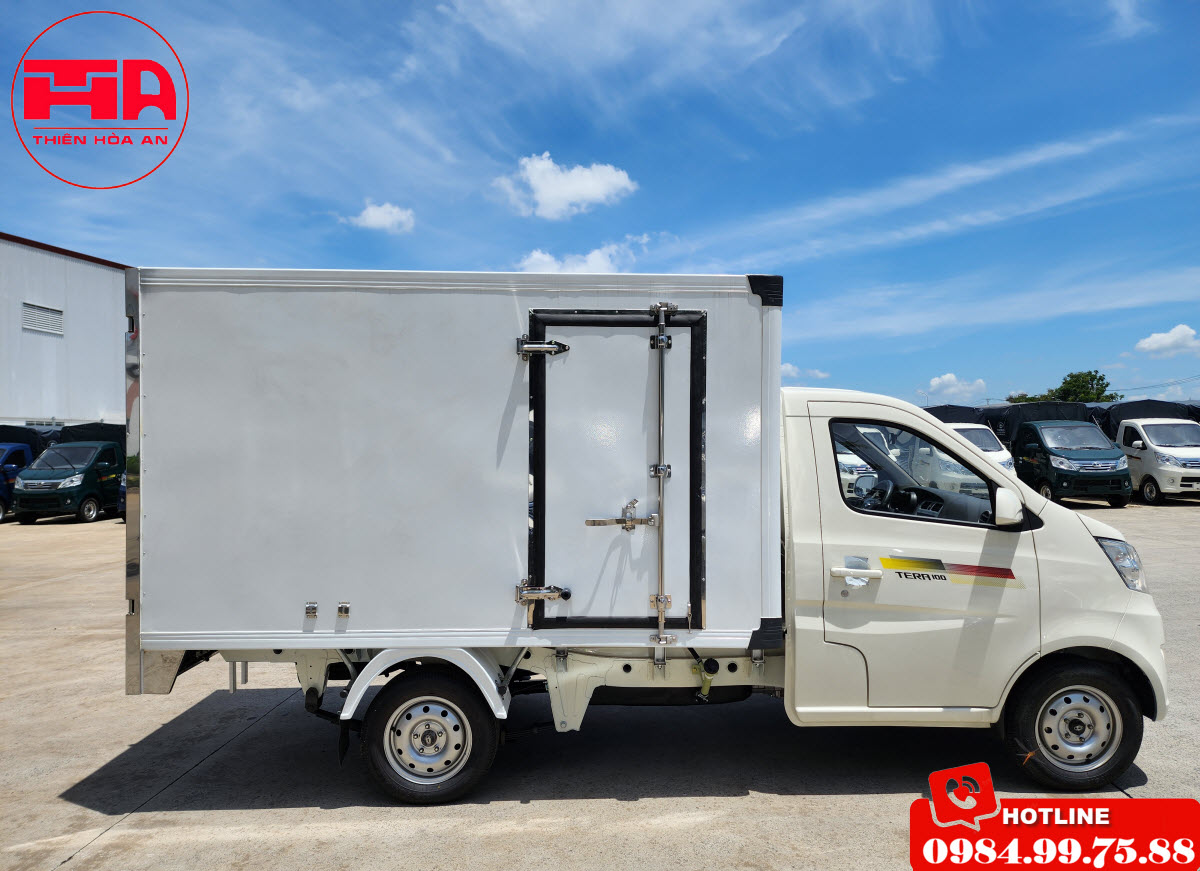 xe tải tera 100 thùng kín composite
