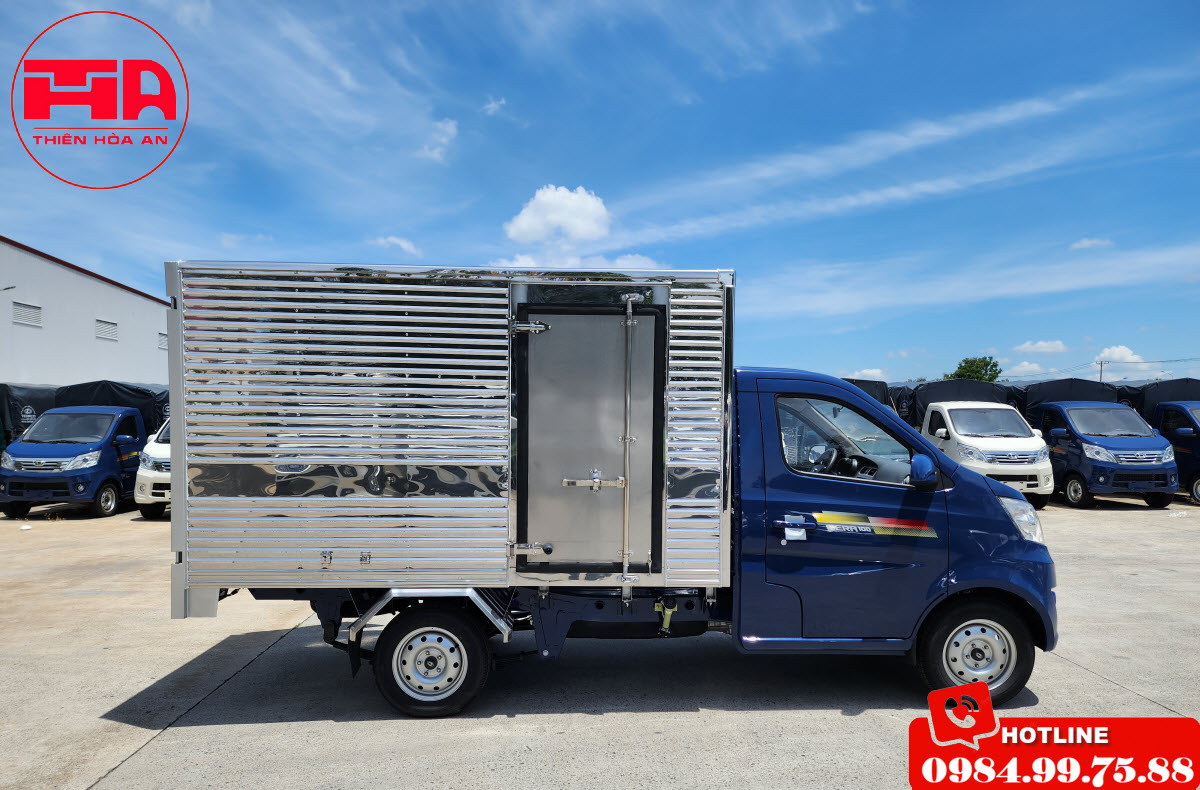 xe tải tera 100 thùng kín inox