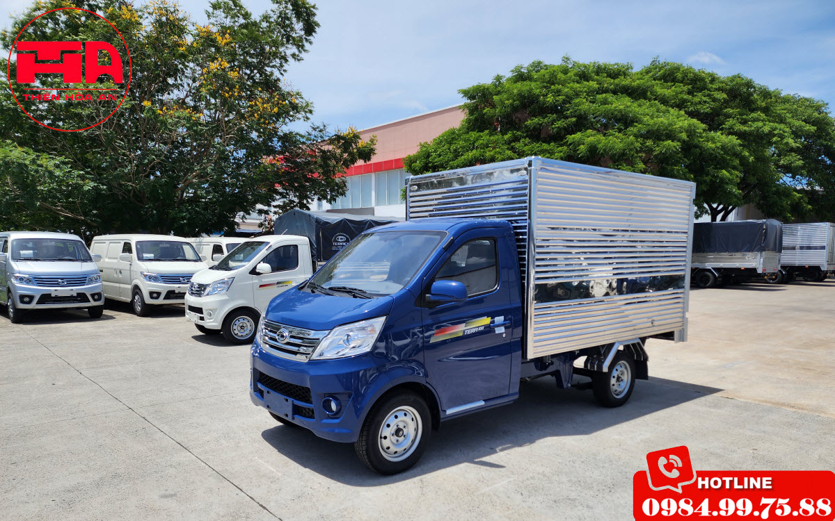 xe tải tera 100 thùng kín inox