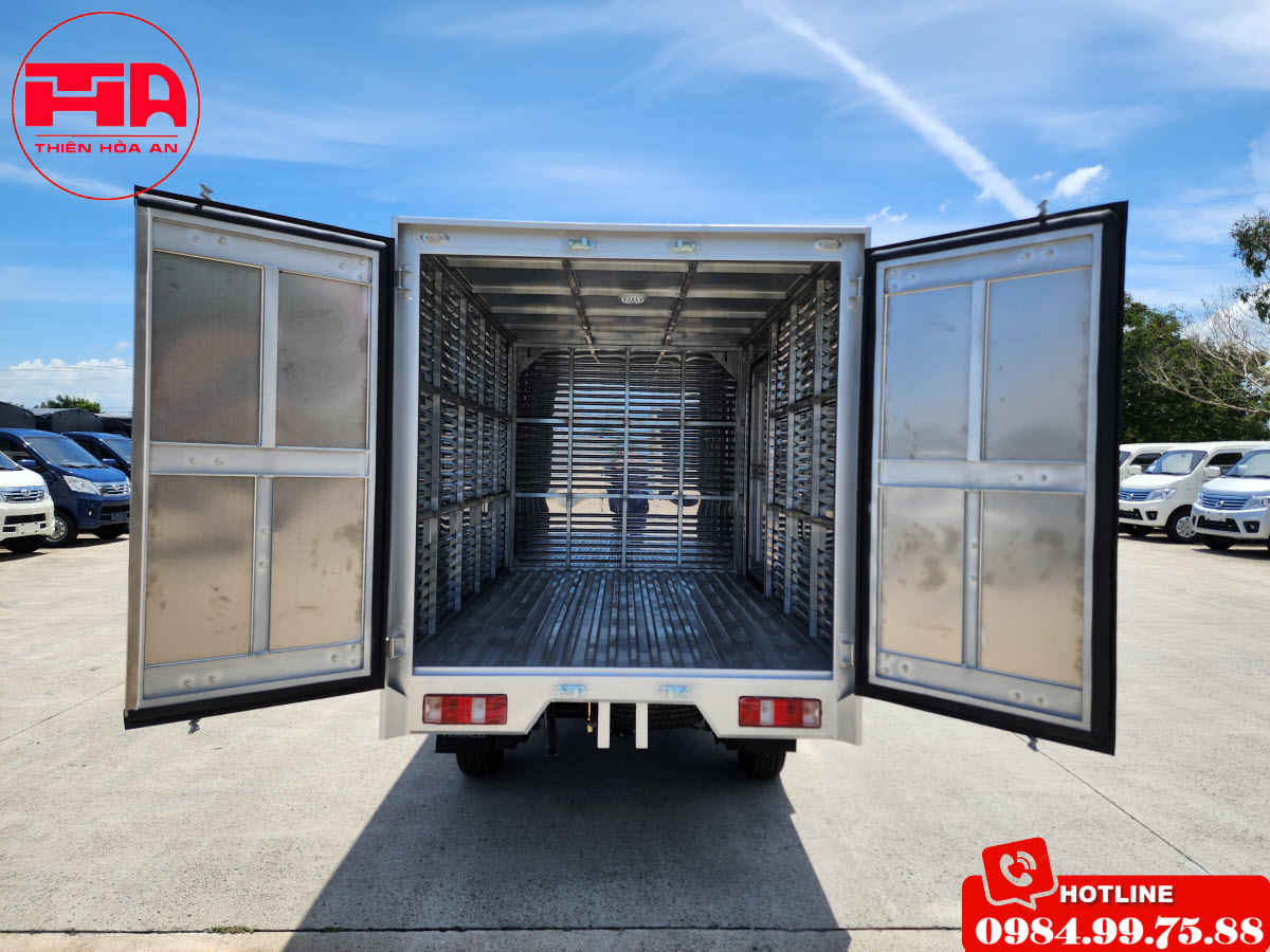 xe tải tera 100 thùng kín inox