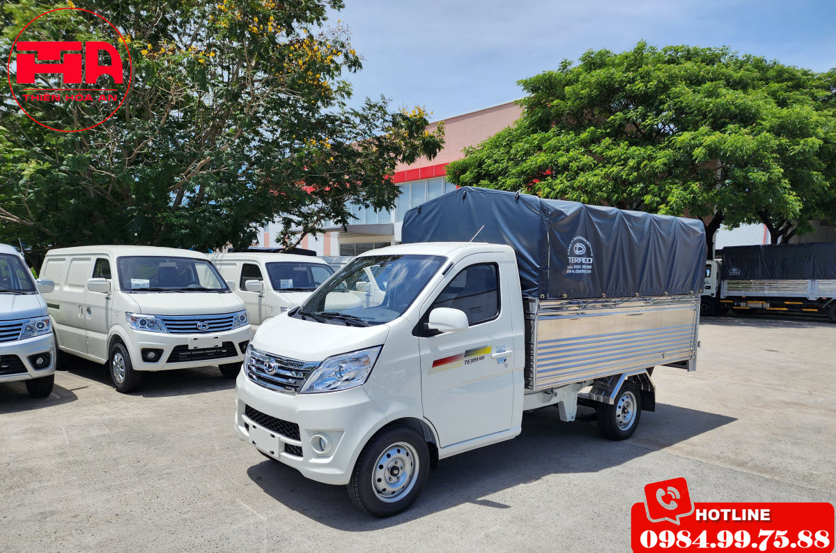 xe tải tera 100 thùng mui bạt