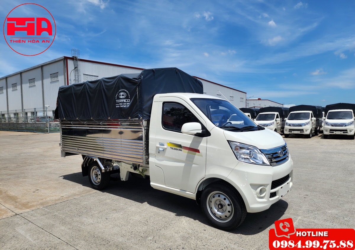 xe tải tera 100 thùng mui bạt