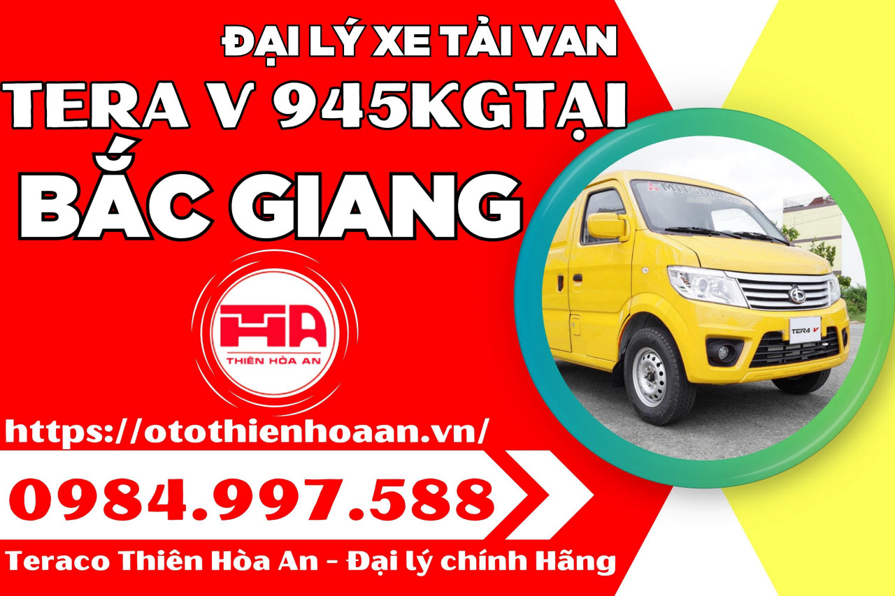 Xe tải Van Tera V 945kg tại Bắc Giang