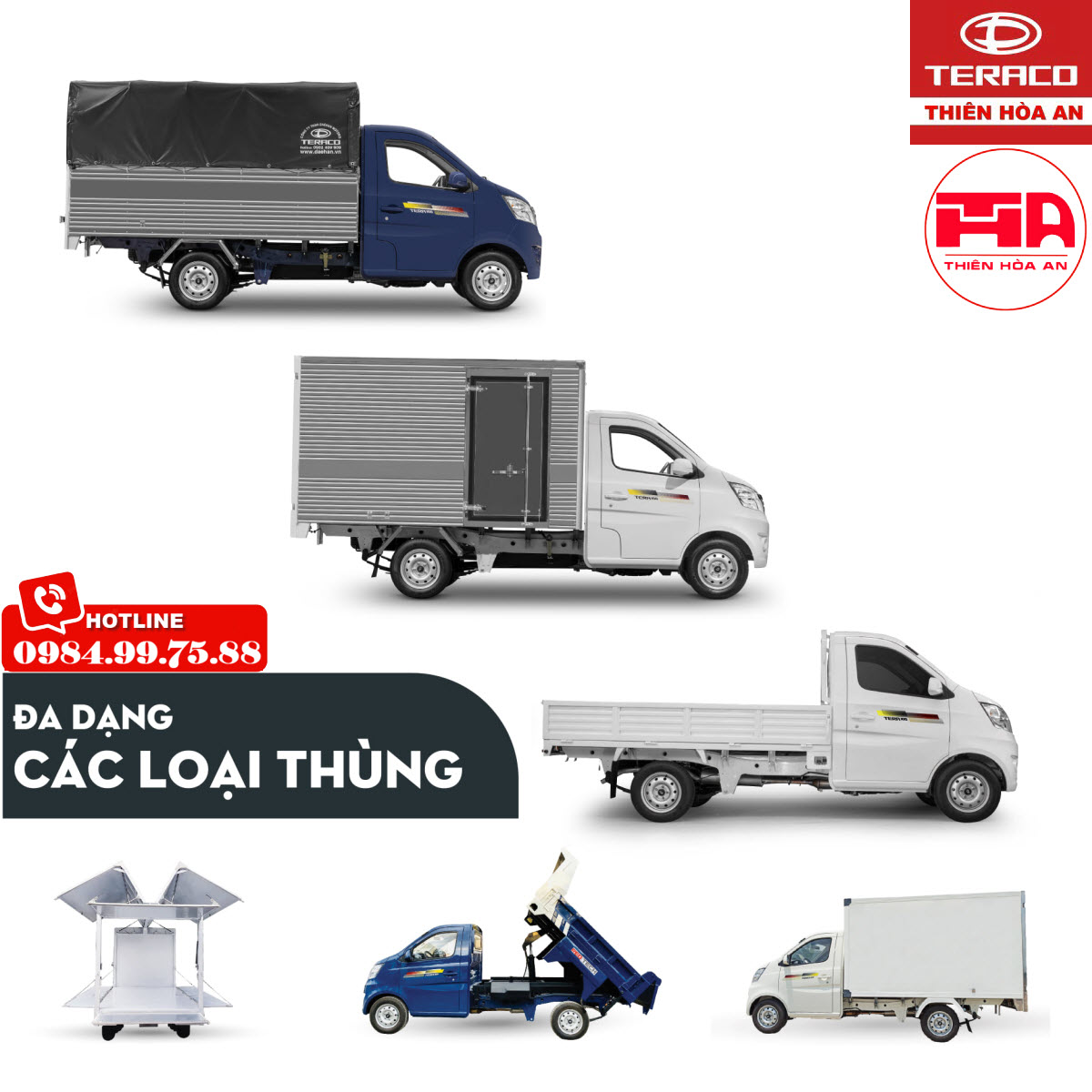 Xe tải Tera 100 tại Hà Giang
