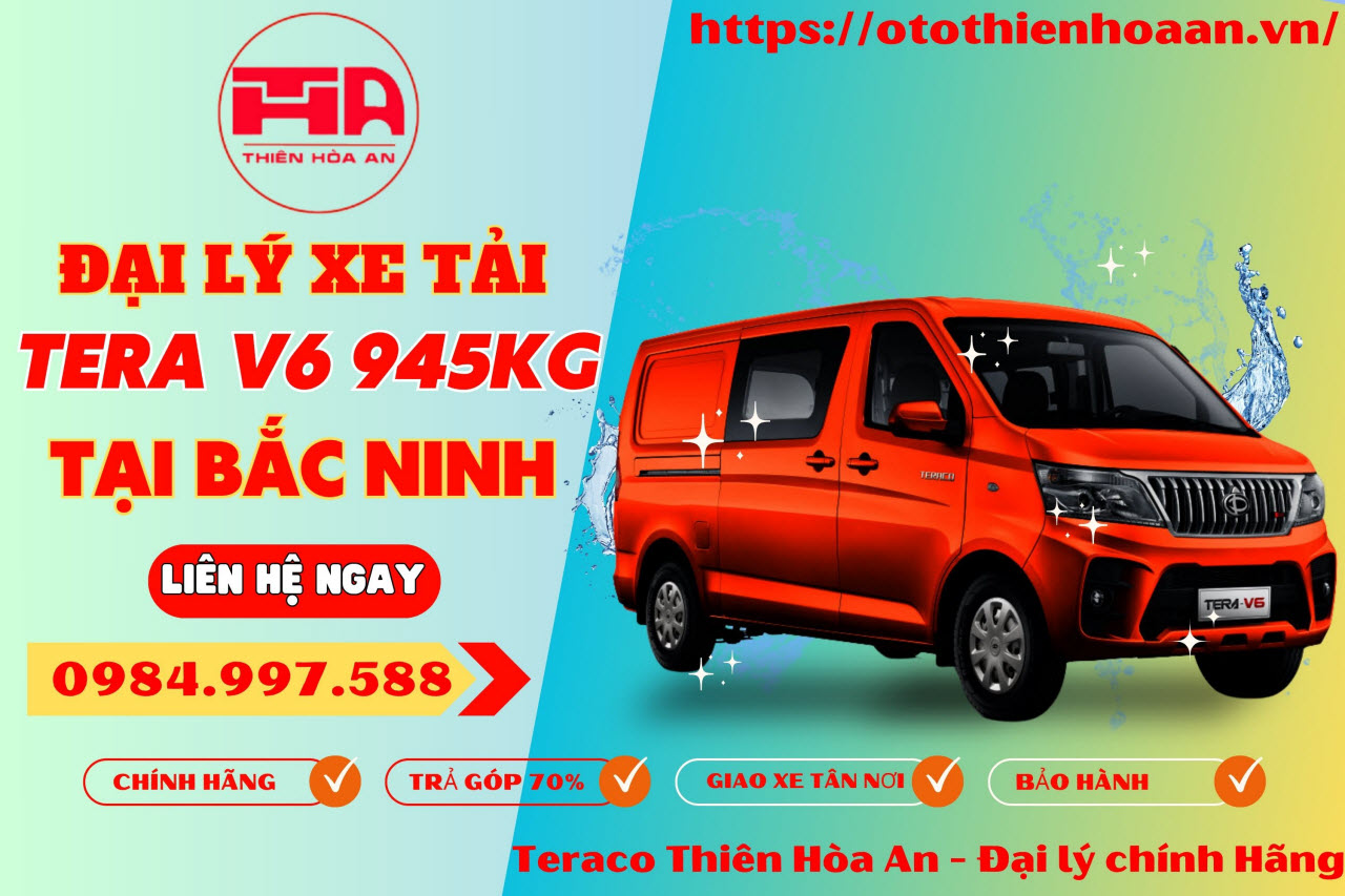 Xe tải Van Tera V6 tại Bắc Ninh