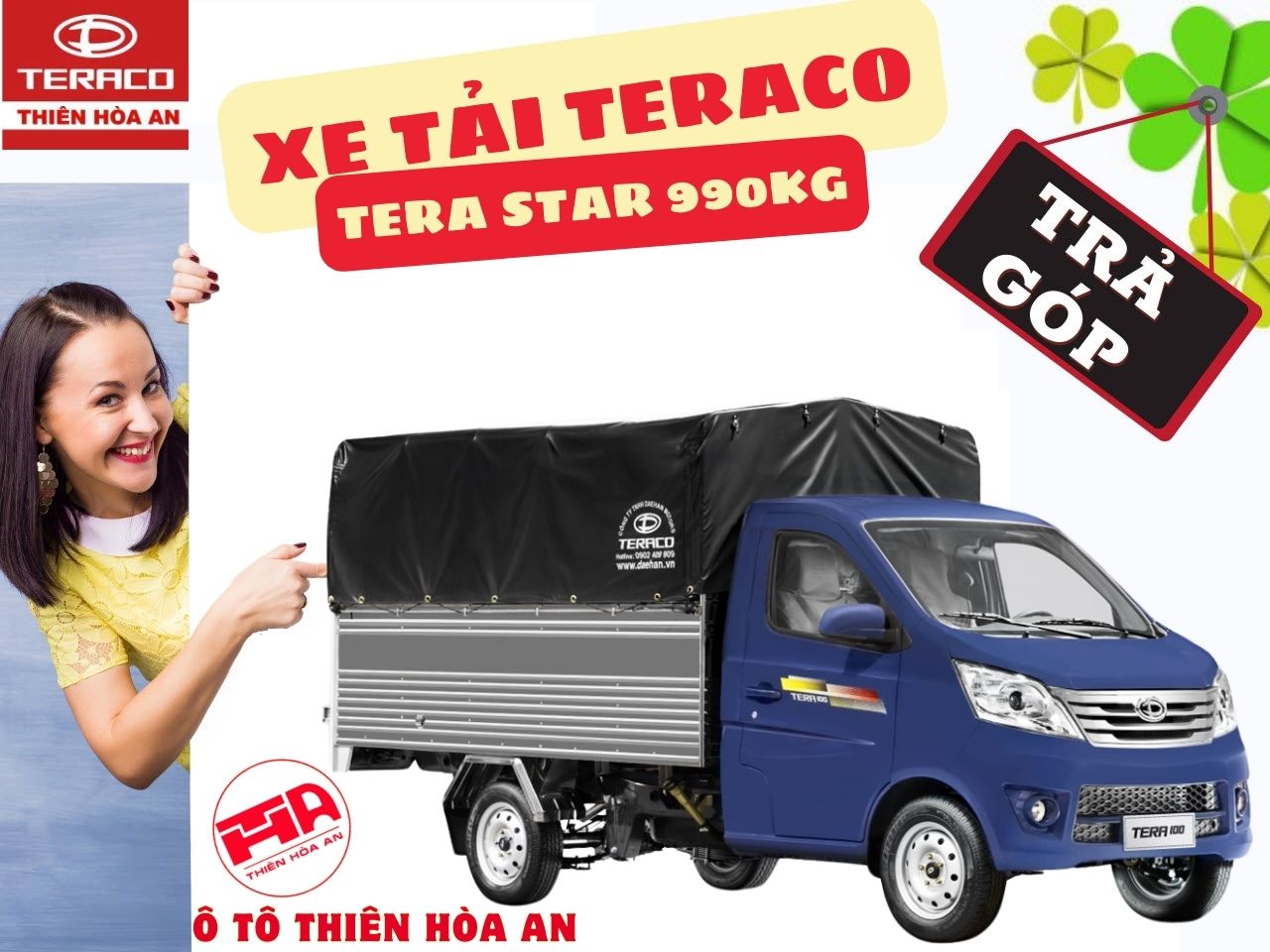 Mua xe tải Tera Star 990kg