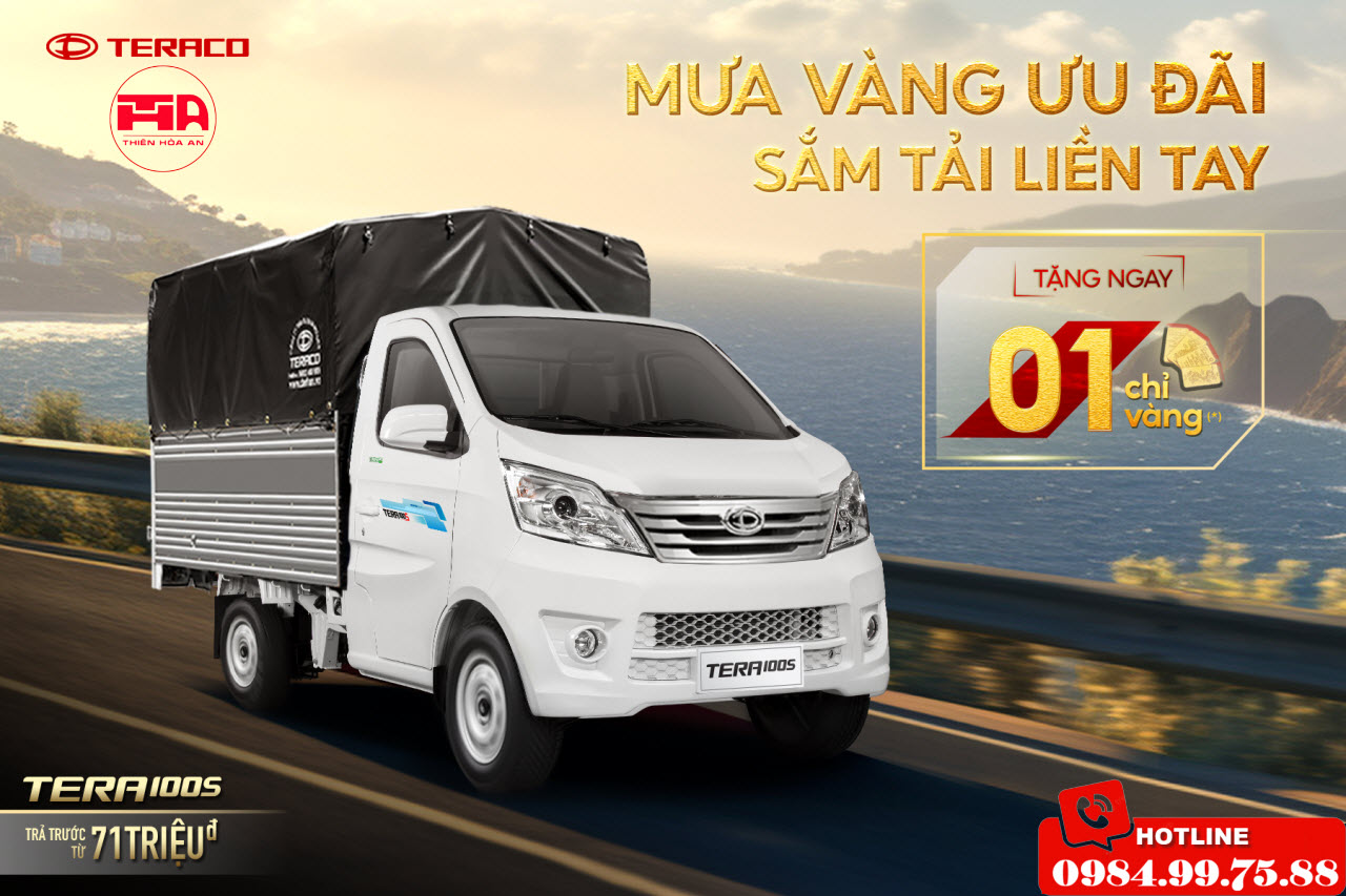 Ưu đãi mua xe tải Teraco