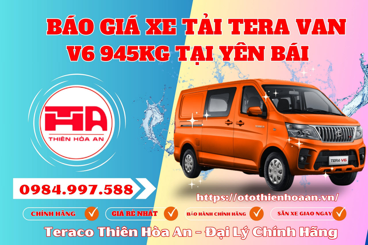 Xe tải Tera V6 tại Yên Bái