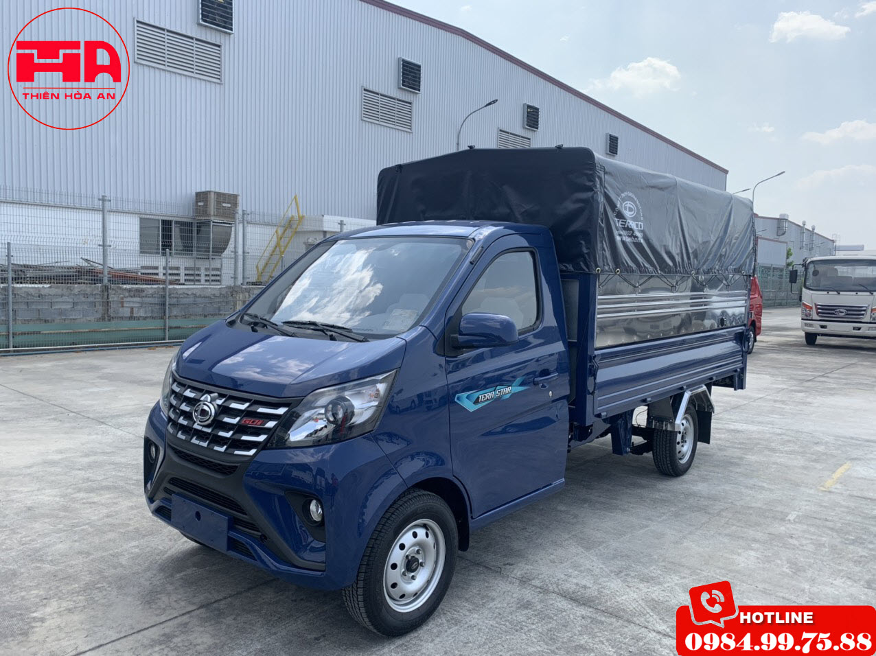 thùng mui bạt xe teraco