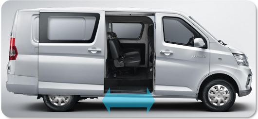 Cửa lùa tera v8 5 chỗ