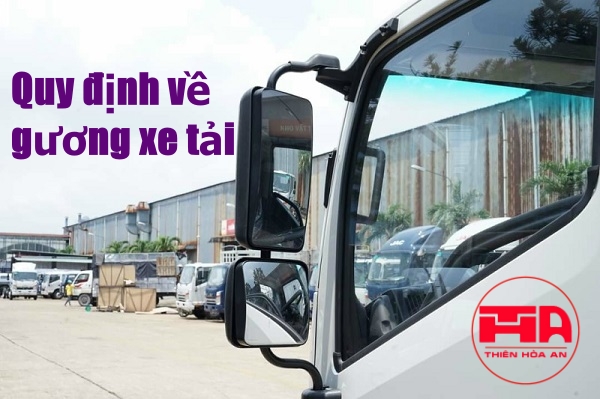 quy định về gương xe tải