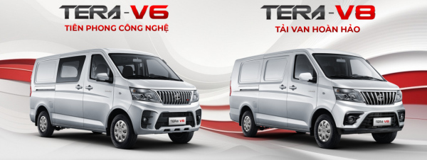 so sánh giữa xe tải van tera v6 và tera v8