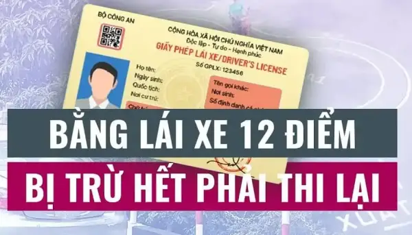 trừ điểm bằng lái xe là gì?