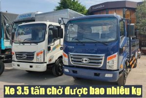 Xe 3.5 tấn chở được bao nhiêu kg